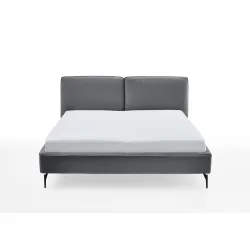 Lova 160/180/200 cm INFINA F1, pilka