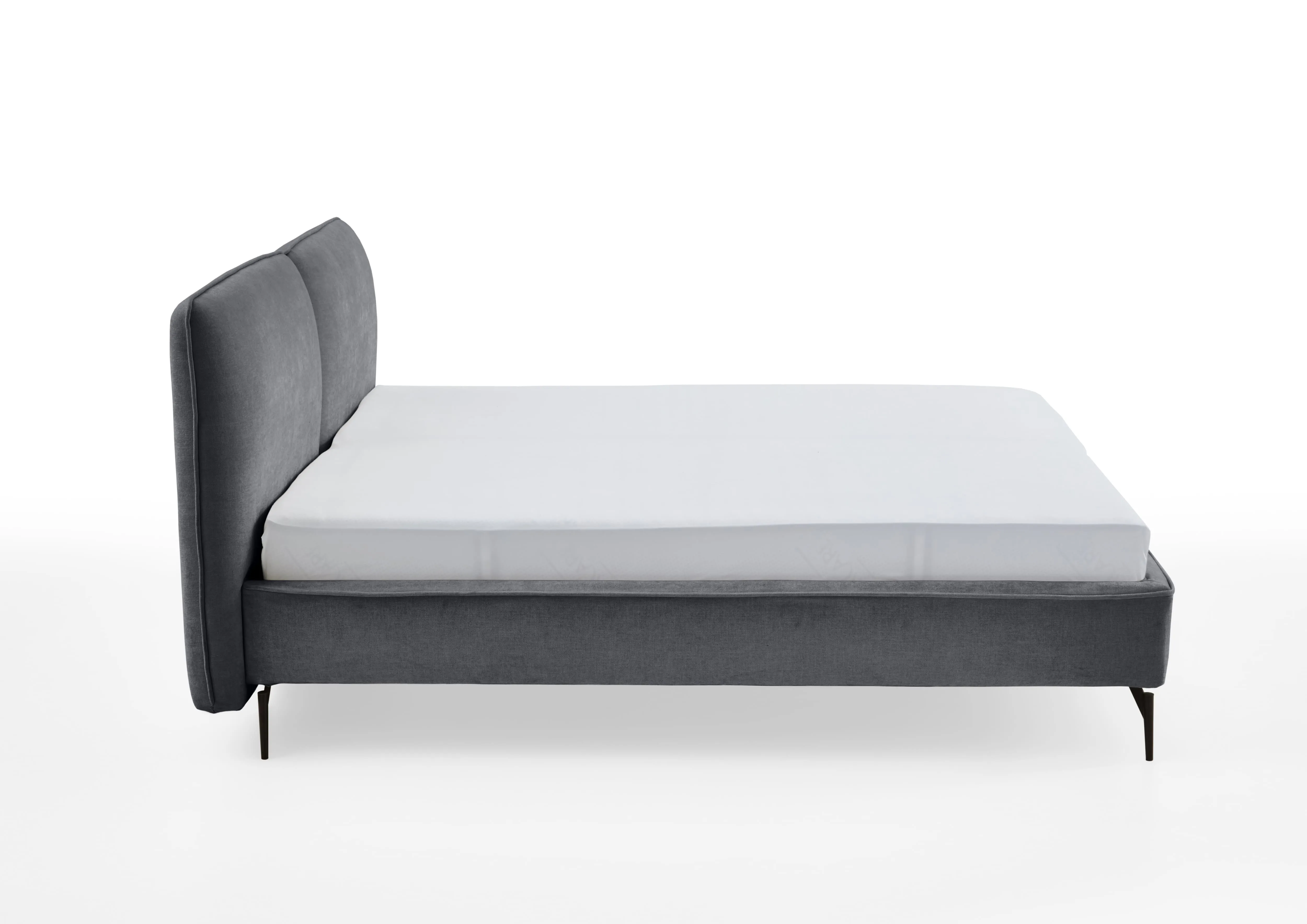 Lova 160/180/200 cm INFINA F1, pilka