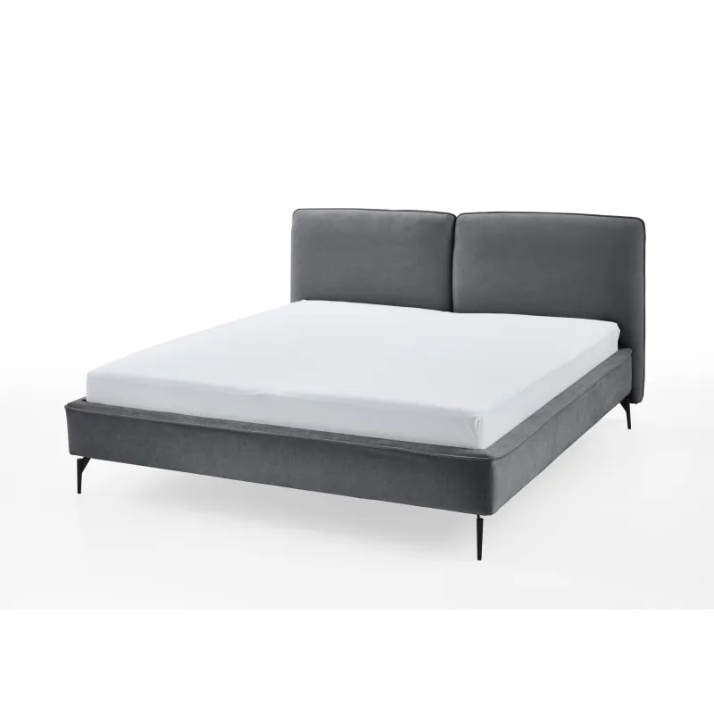 Lova 160/180/200 cm INFINA F1, pilka