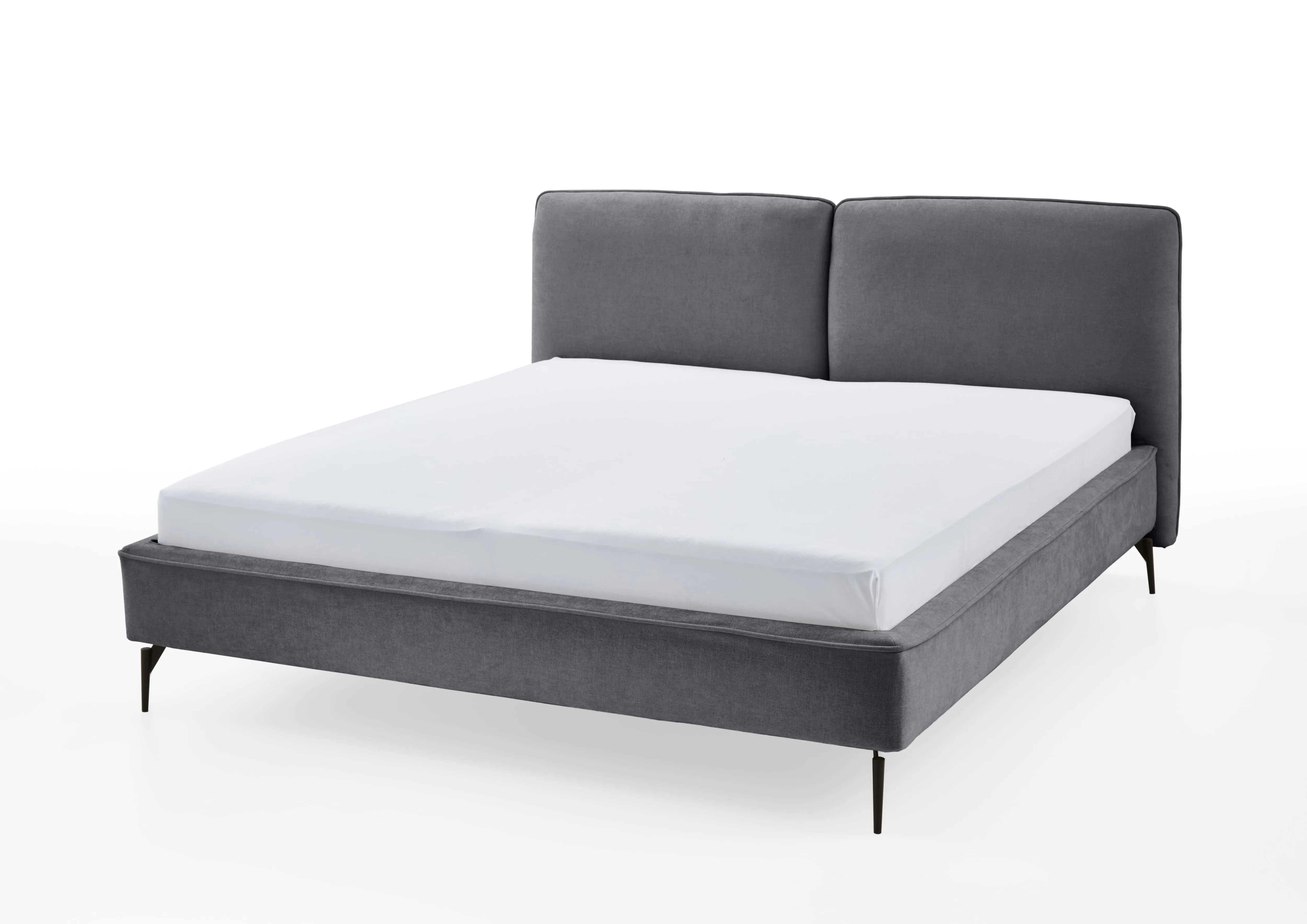 Lova 160/180/200 cm INFINA F1, pilka