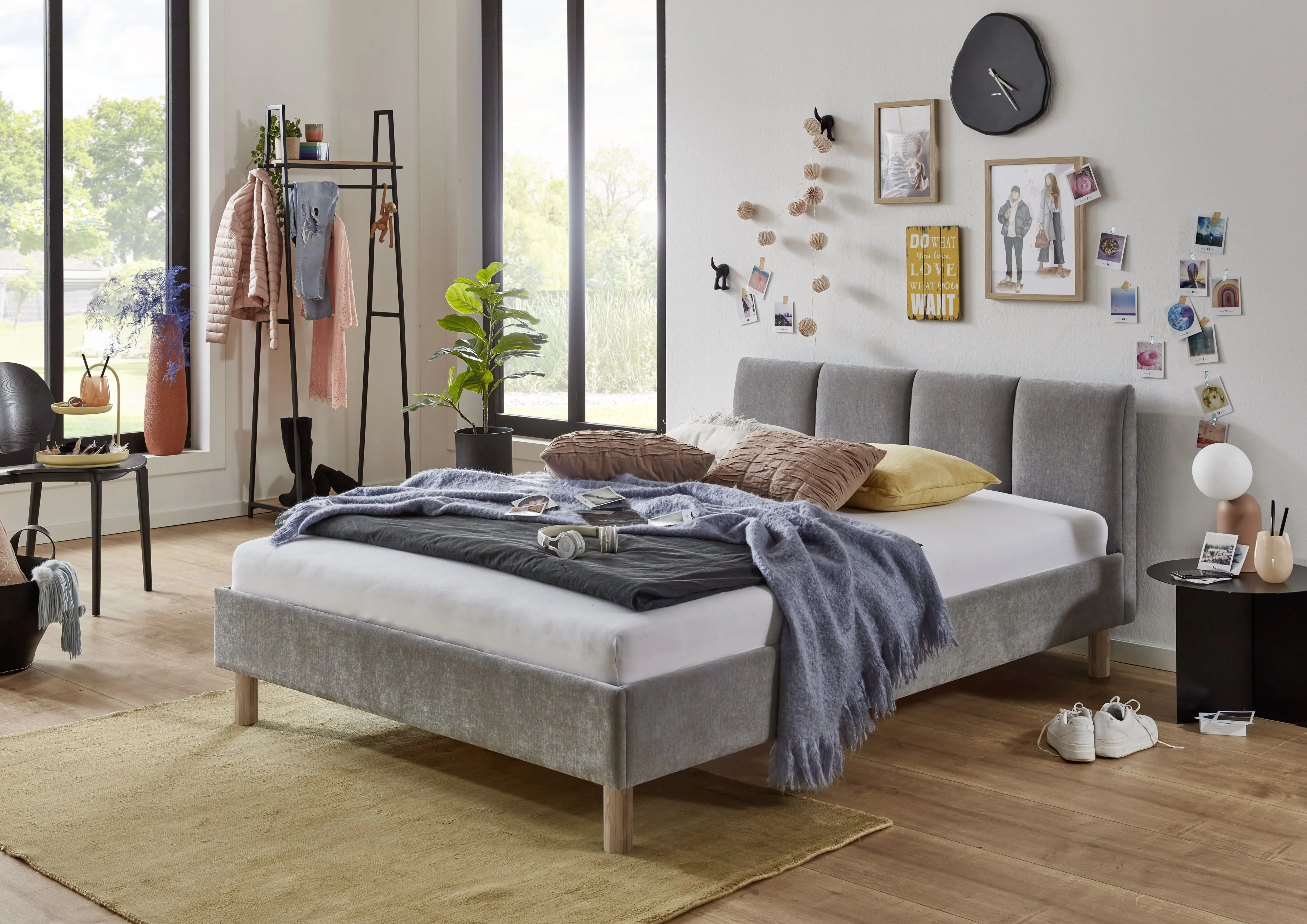 Lova 120/140 cm JOKER, pilka