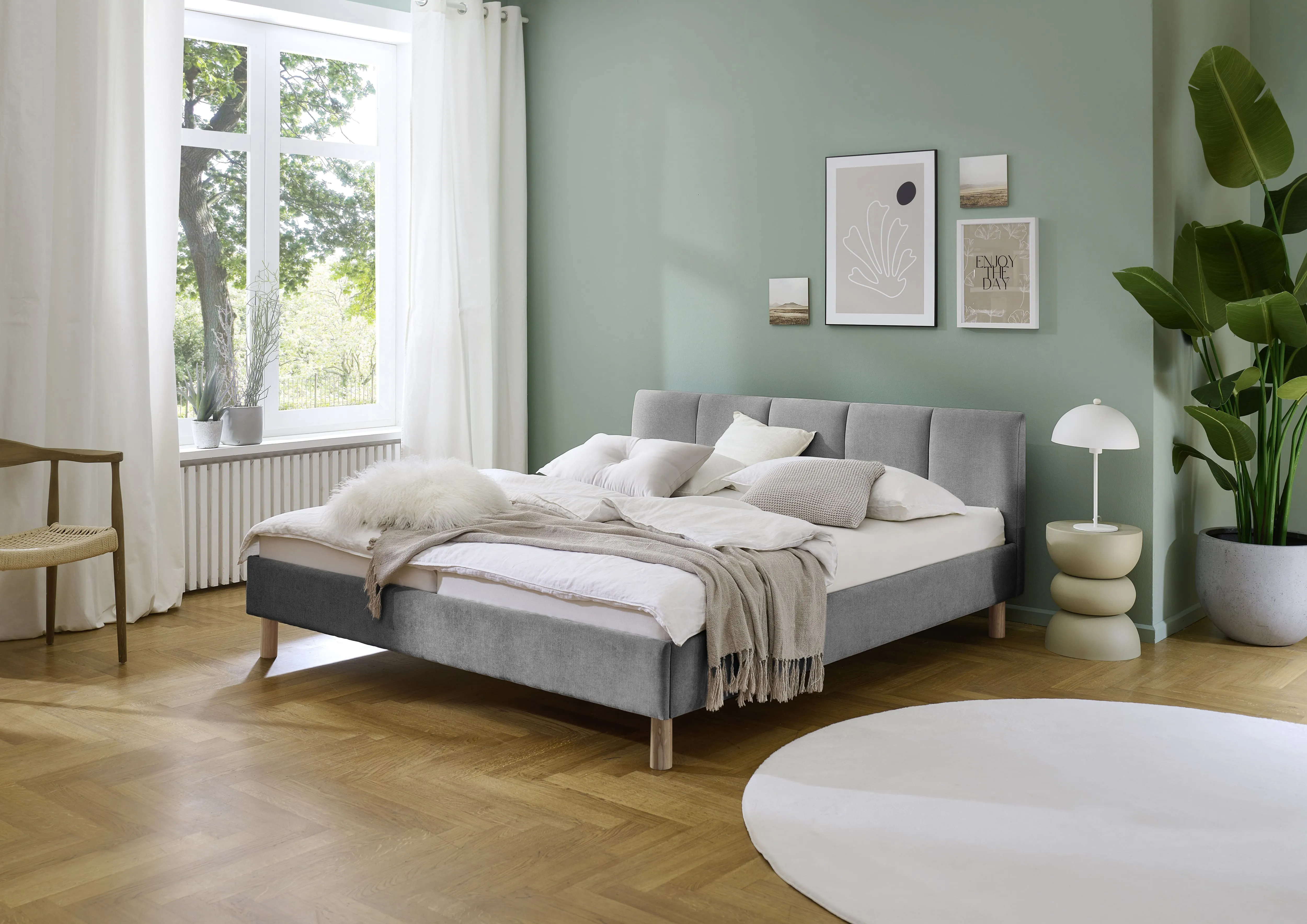 Lova 160/180 cm JOKER, pilka