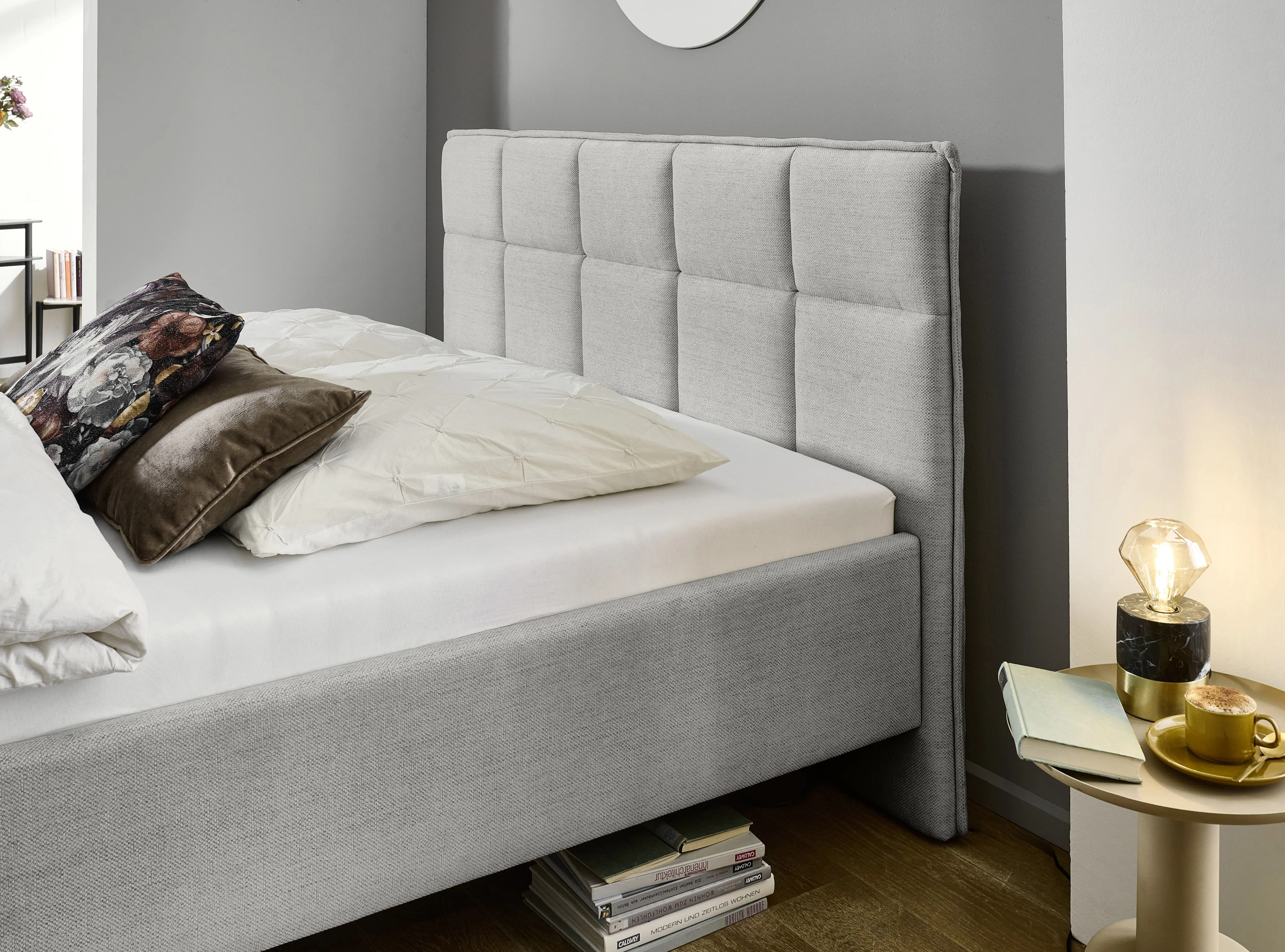 Lova 160/180 cm PAULA, pilka