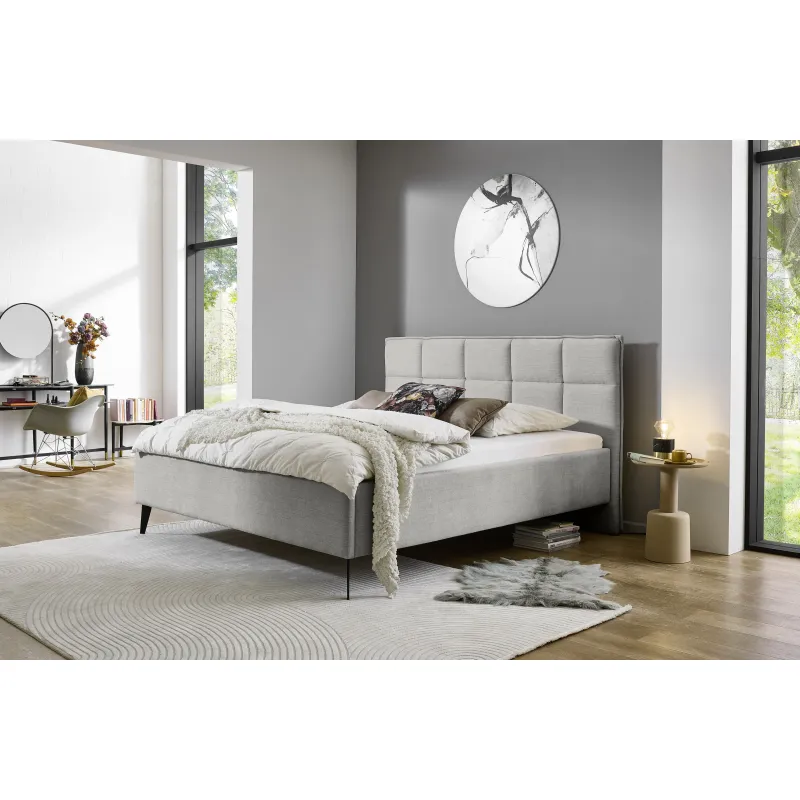 Lova 160/180 cm PAULA, pilka