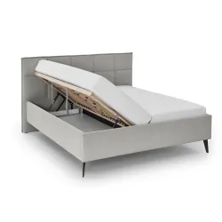 Lova 160/180 cm PAULA su pat. dėže, pilka