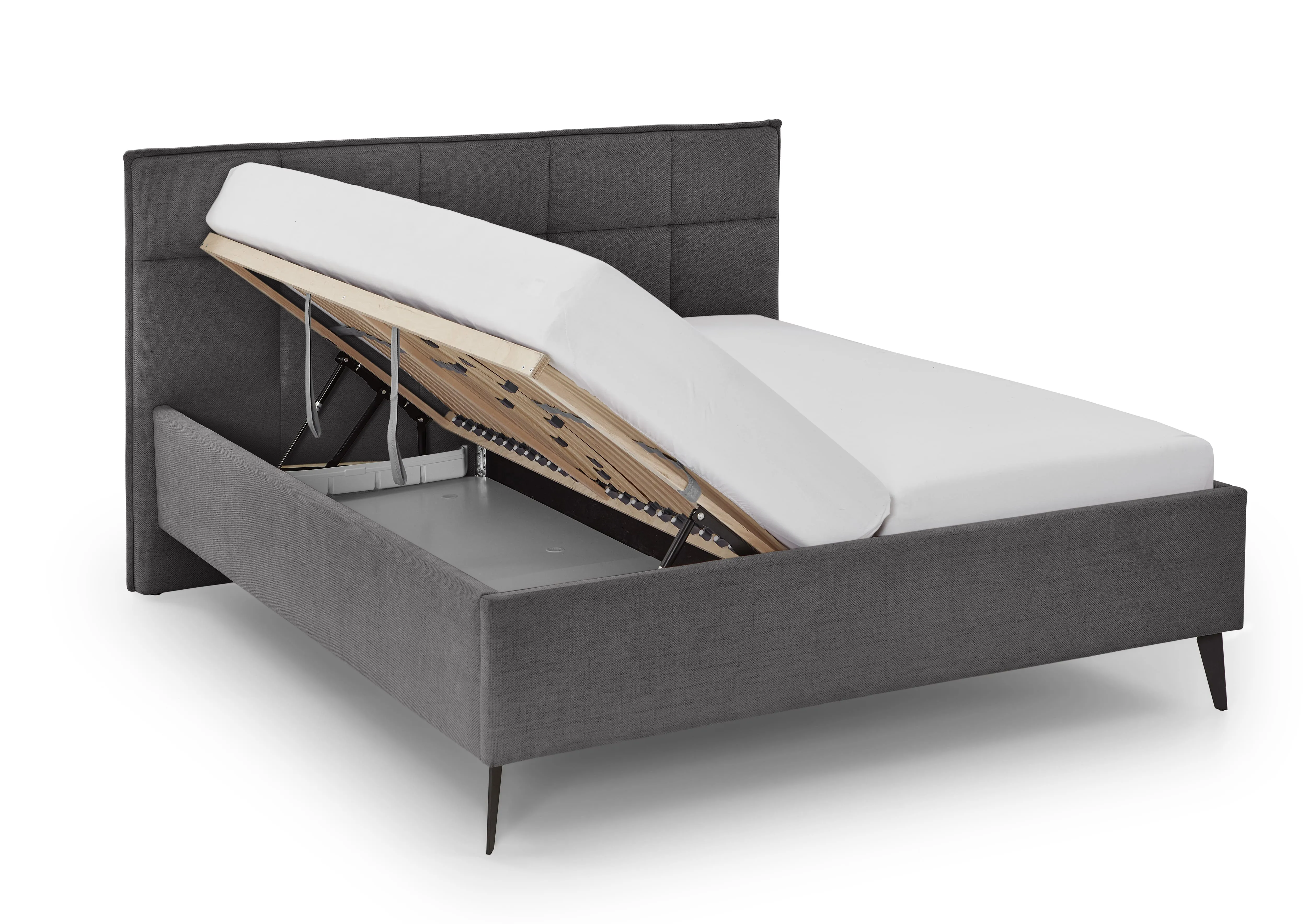 Lova 160/180 cm PAULA su pat. dėže, antracito