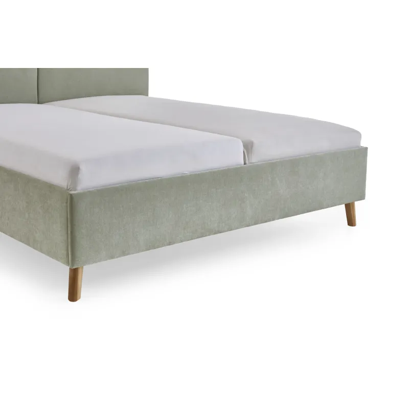 Lova 140/160/180 cm PIANA, šviesiai žalia