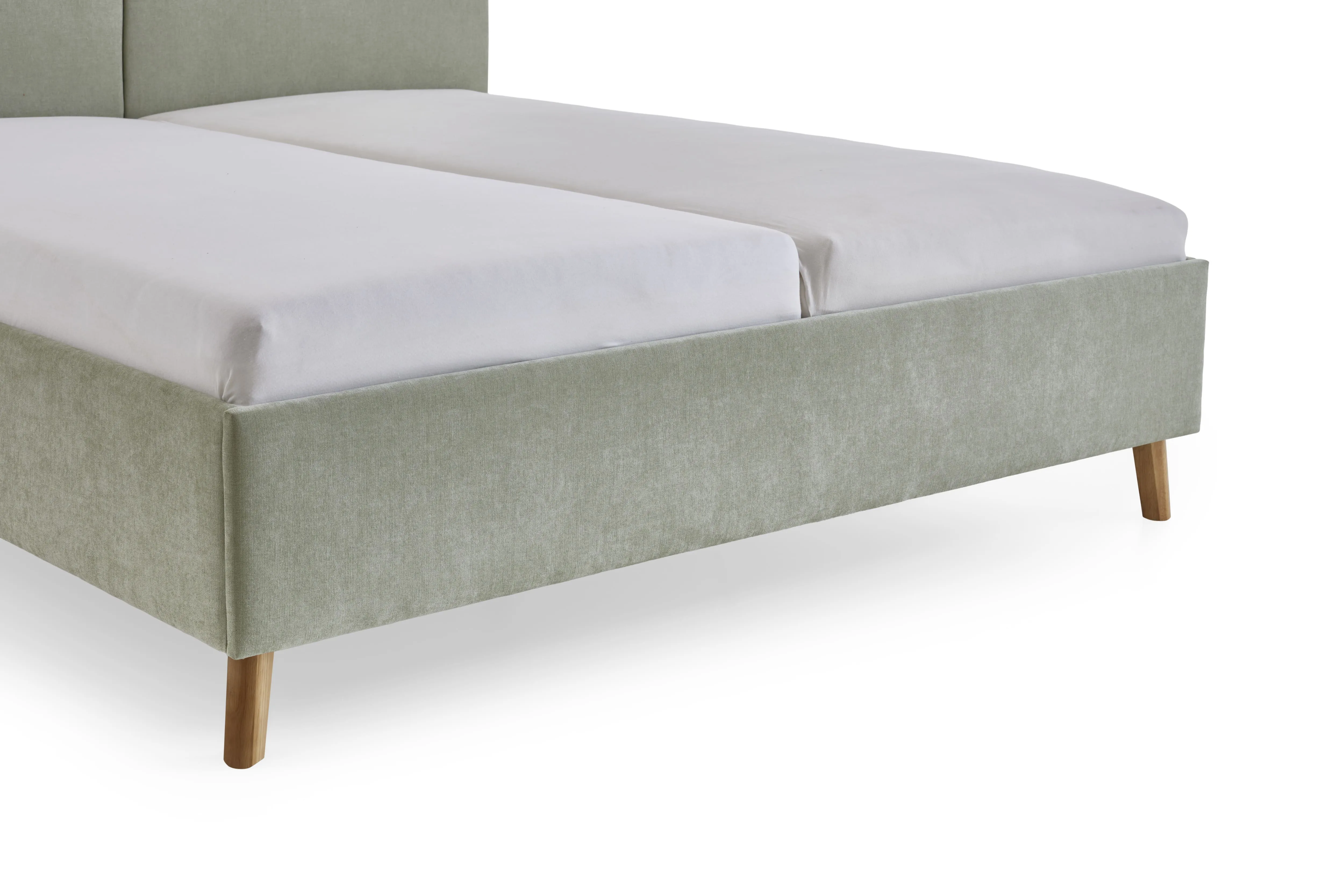 Lova 140/160/180 cm PIANA, šviesiai žalia