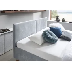 Lova 140/160/180 cm PIANA, šviesiai mėlyna