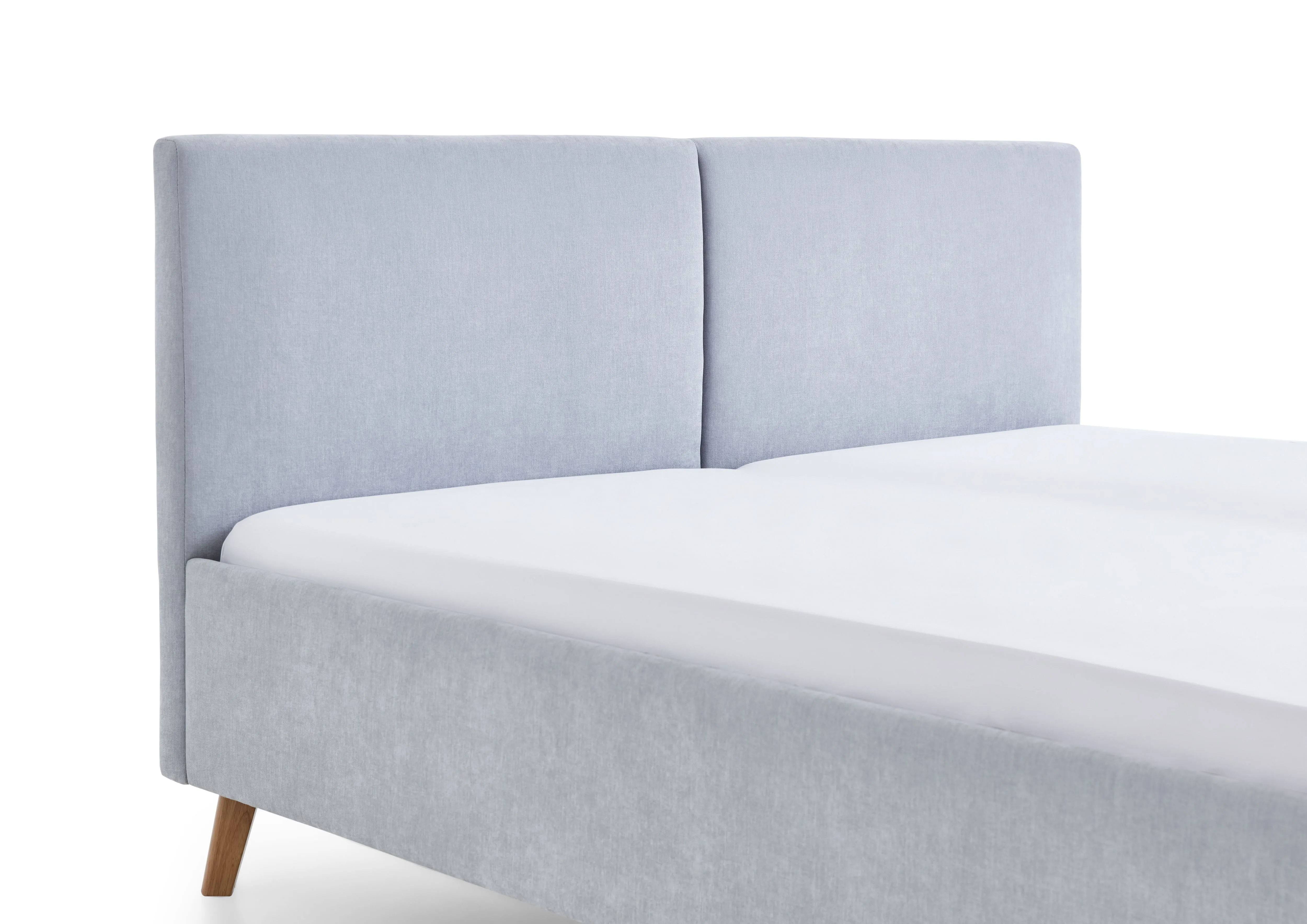 Lova 140/160/180 cm PIANA, šviesiai mėlyna