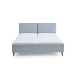 Lova 140/160/180 cm PIANA, šviesiai mėlyna