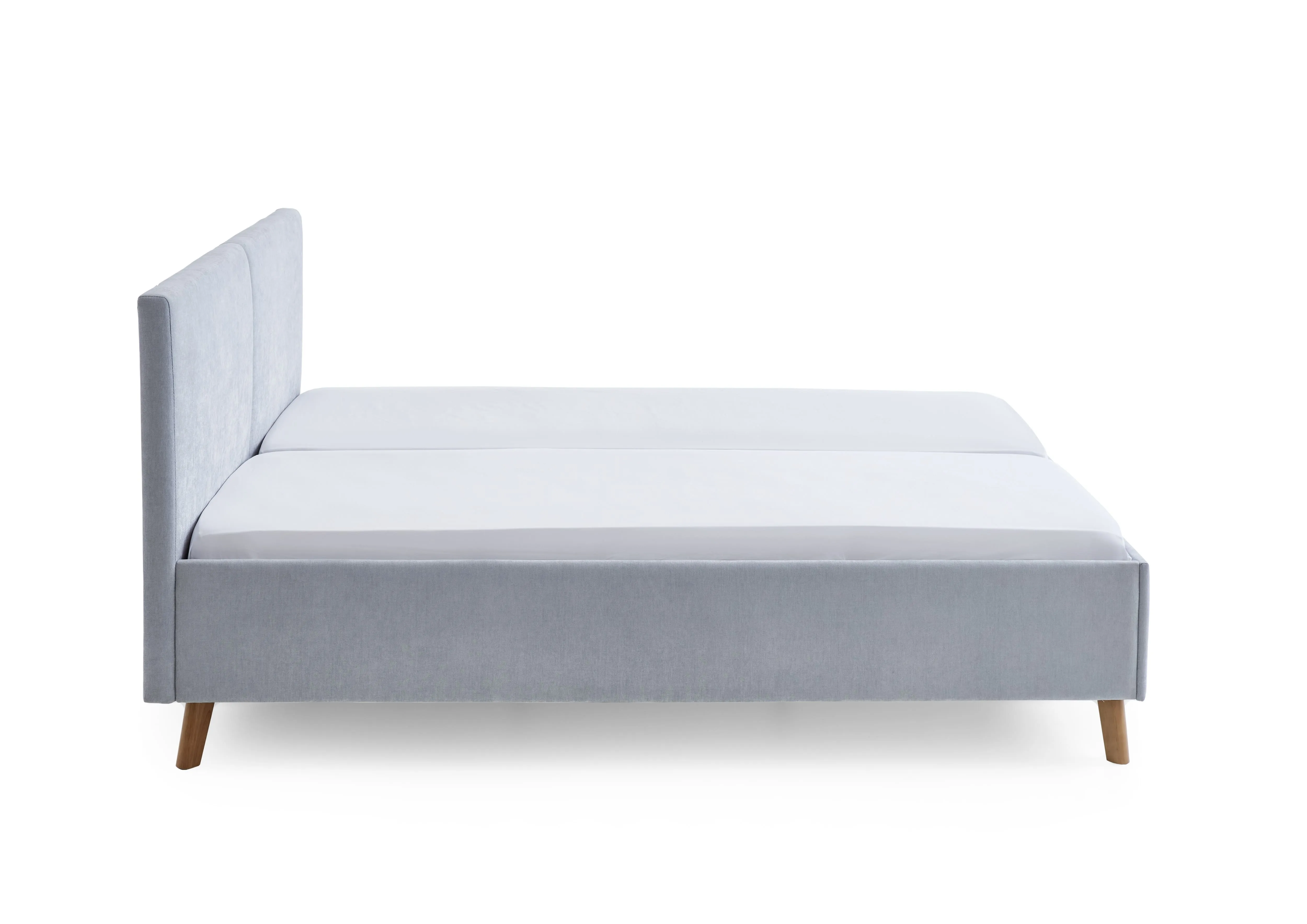 Lova 140/160/180 cm PIANA, šviesiai mėlyna