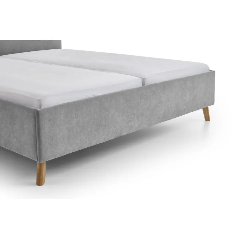 Lova 140/160/180 cm PIANA, pilka