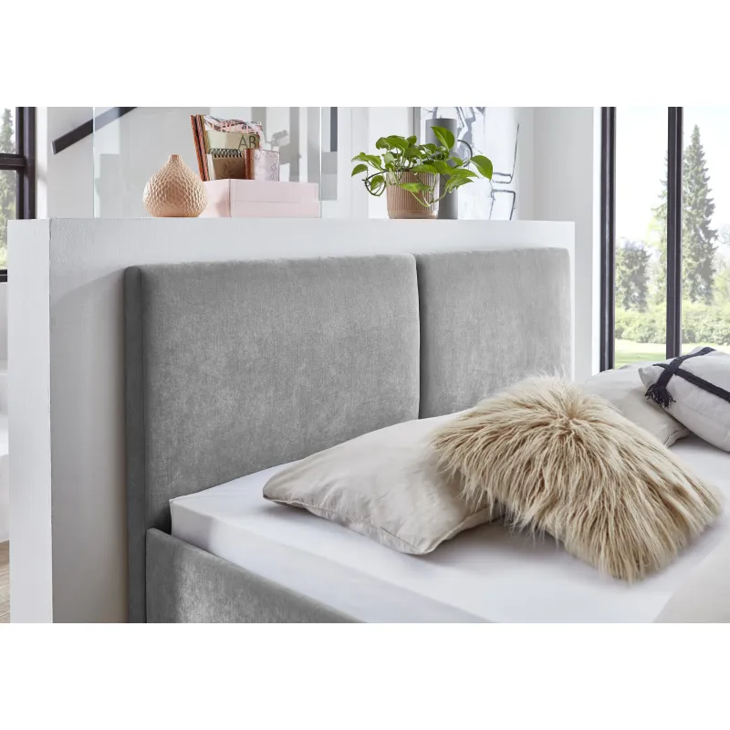 Lova 140/160/180 cm PIANA, pilka