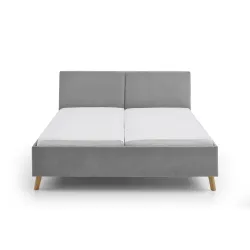 Lova 140/160/180 cm PIANA, pilka