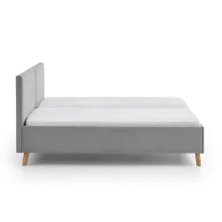 Lova 140/160/180 cm PIANA, pilka