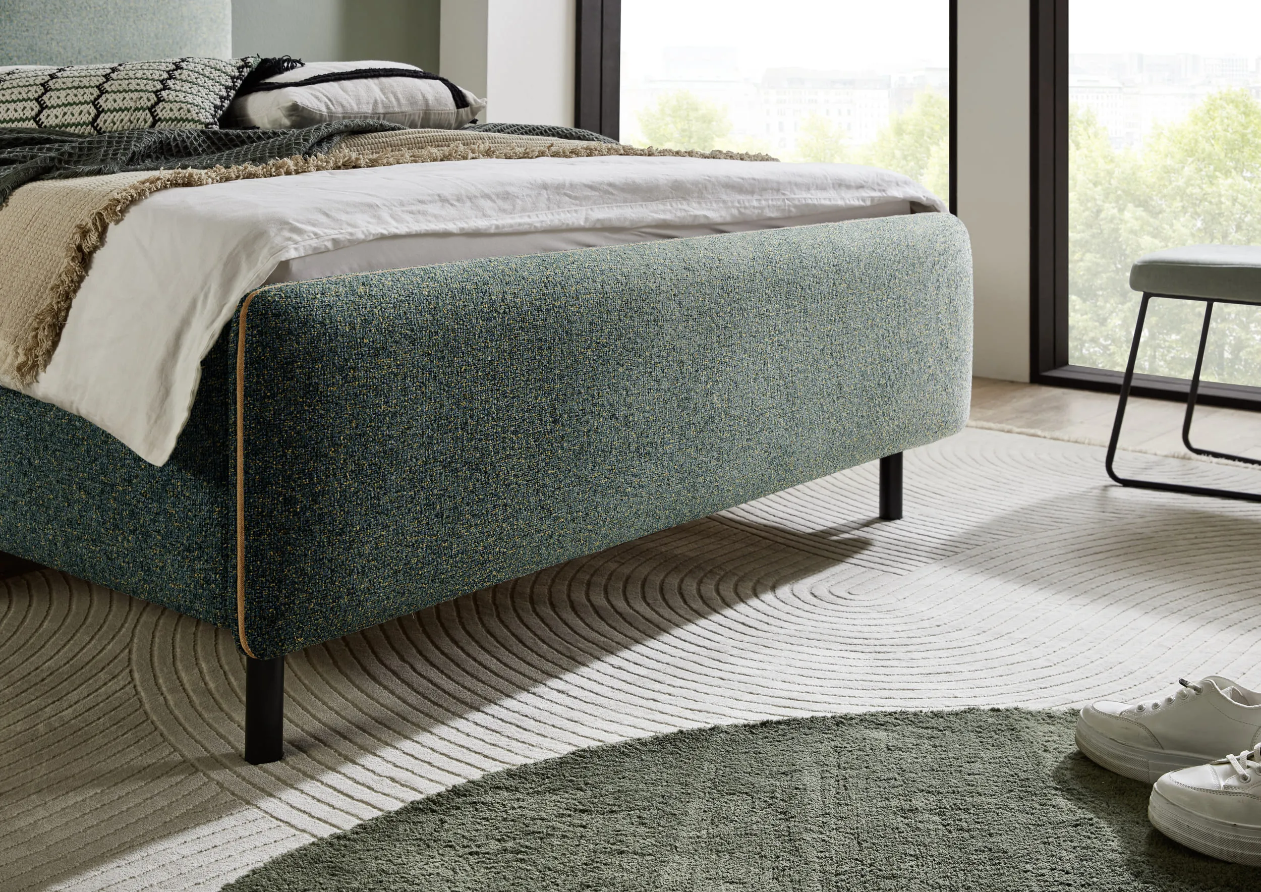 Lova 140/160/180 cm PRIMA, žalia