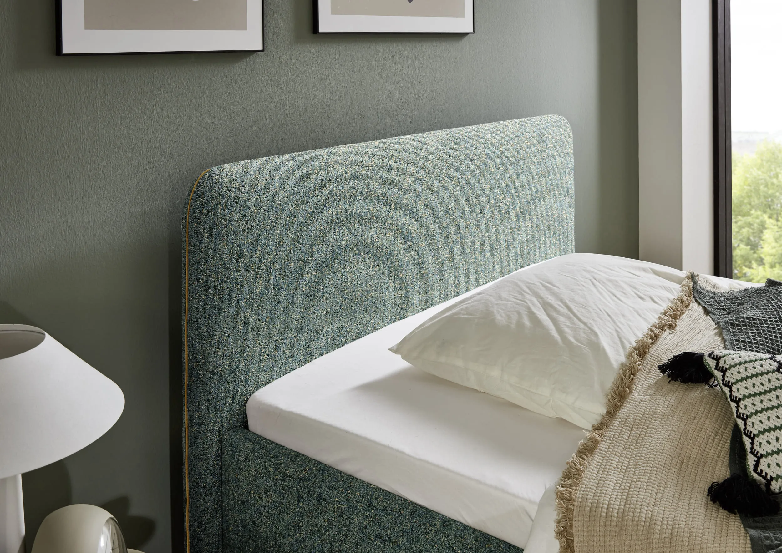 Lova 140/160/180 cm PRIMA, žalia