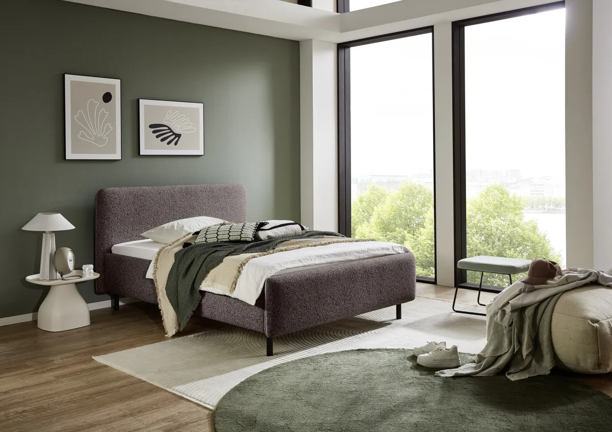 Lova 140/160/180 cm PRIMA, antracito