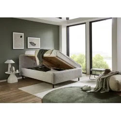 Lova 140/160/180 cm PRIMA su pat. dėže, beige