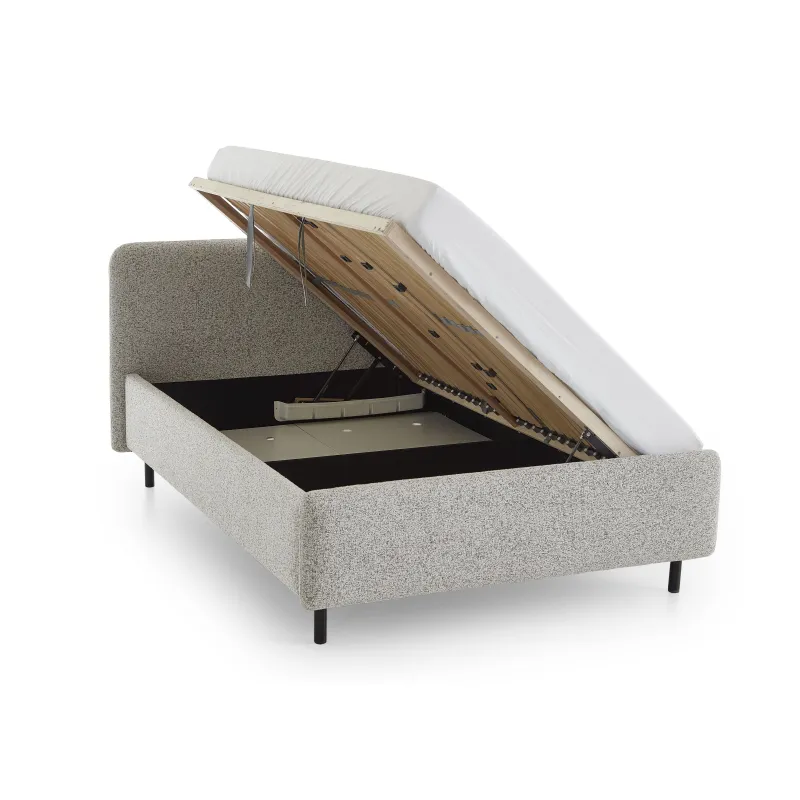 Lova 140/160/180 cm PRIMA su pat. dėže, beige