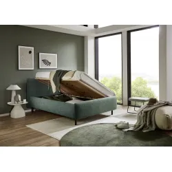 Lova 140/160/180 cm PRIMA su pat. dėže, žalia