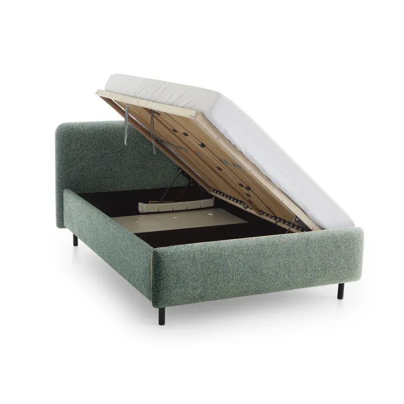 Lova 140/160/180 cm PRIMA su pat. dėže, žalia