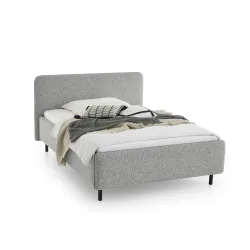 Lova 140/160/180 cm PRIMA su pat. dėže, pilka