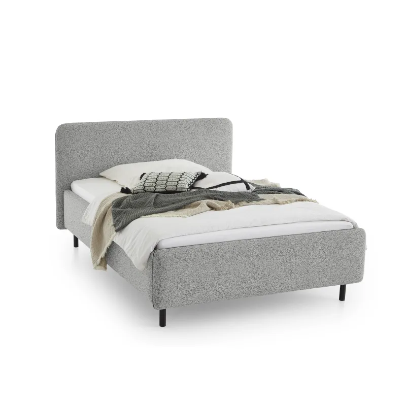 Lova 140/160/180 cm PRIMA su pat. dėže, pilka