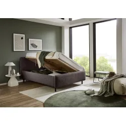 Lova 140/160/180 cm PRIMA su pat. dėže, antracito