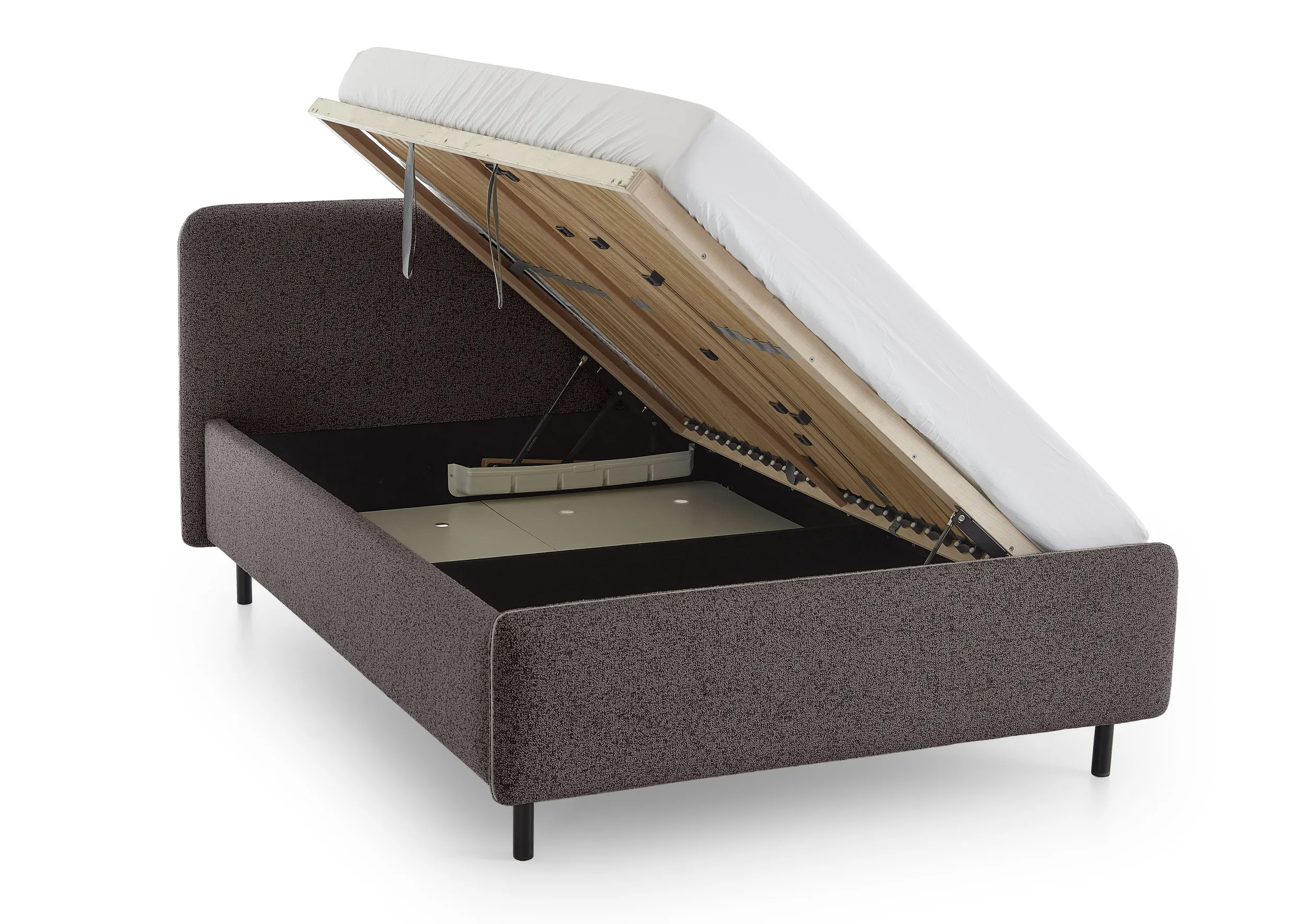 Lova 140/160/180 cm PRIMA su pat. dėže, antracito