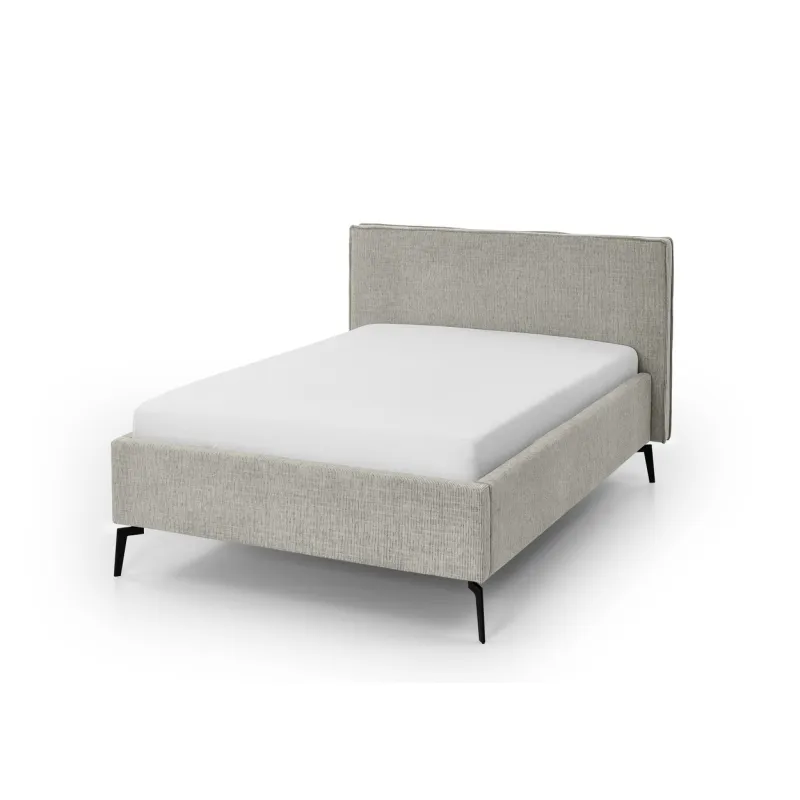 Lova 140/160/180 cm RIVO, pilkšva