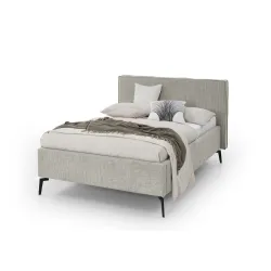 Lova 140/160/180 cm RIVO, pilkšva