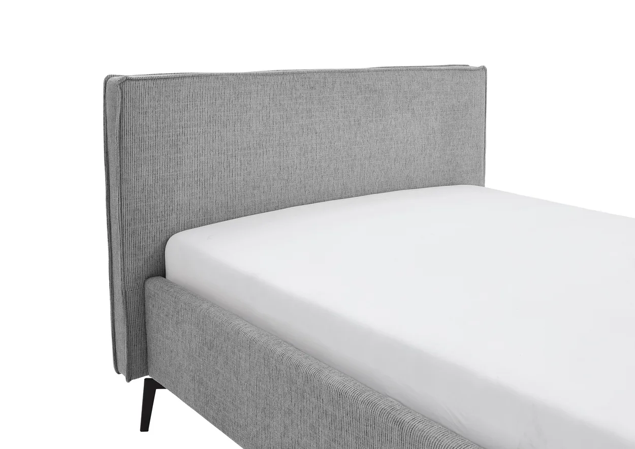 Lova 140/160/180 cm RIVO, šviesiai pilka