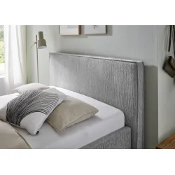 Lova 140/160/180 cm RIVO, šviesiai pilka