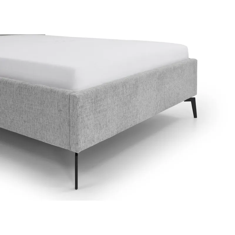 Lova 140/160/180 cm RIVO, šviesiai pilka