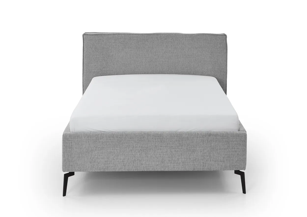 Lova 140/160/180 cm RIVO, šviesiai pilka