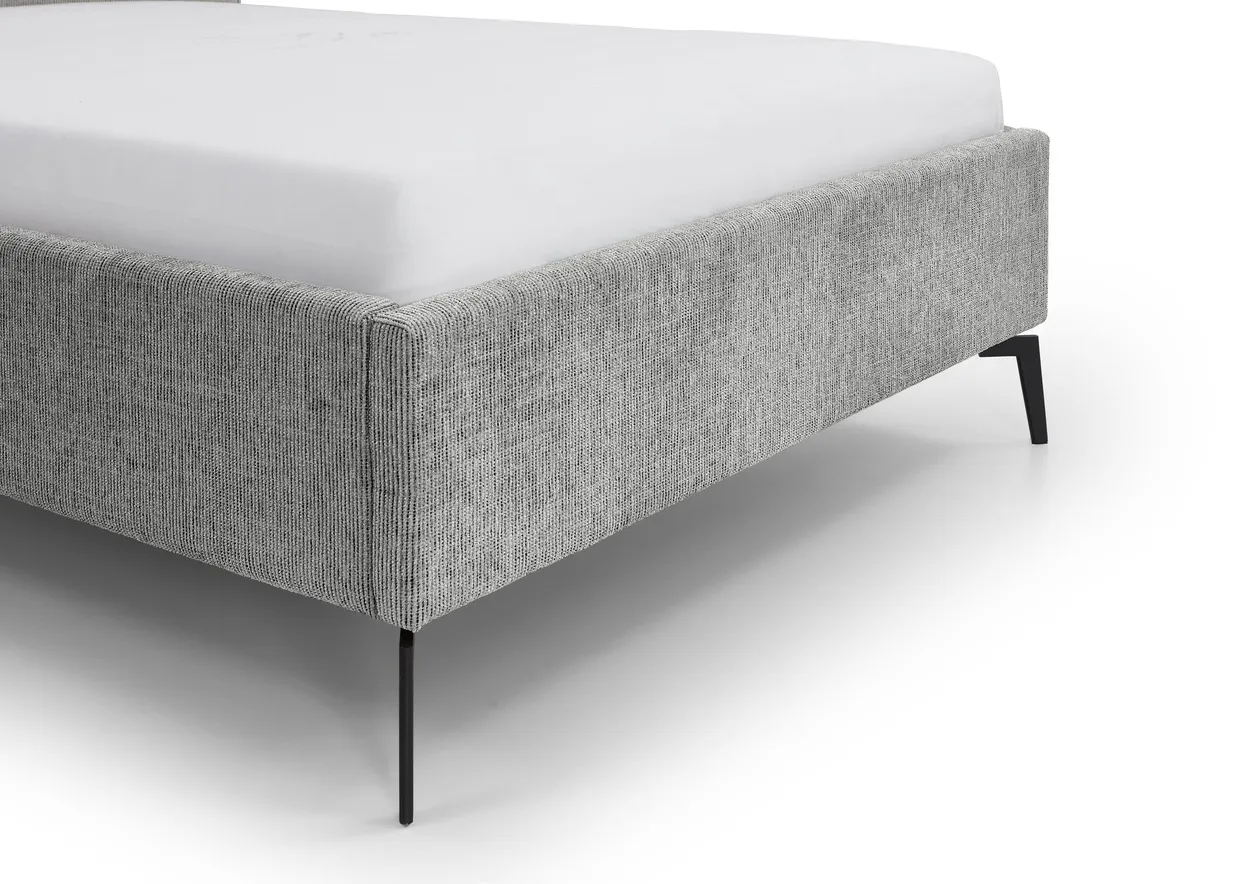 Lova 140/160/180 cm RIVO, pilka