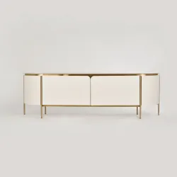 TV spintelė STILI, ecru, 200x40x60 cm