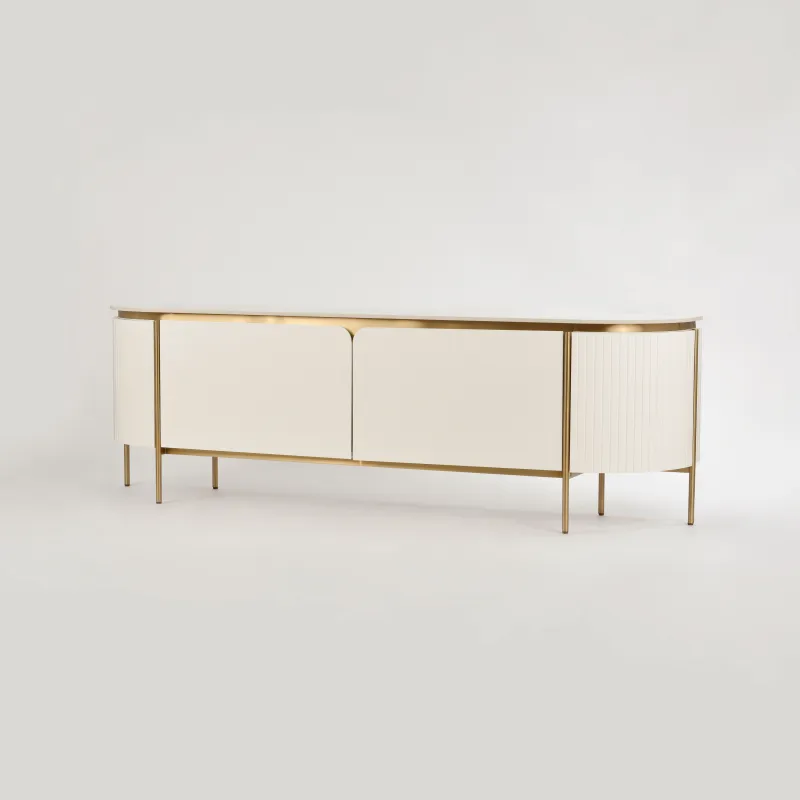 TV spintelė STILI, ecru, 200x40x60 cm