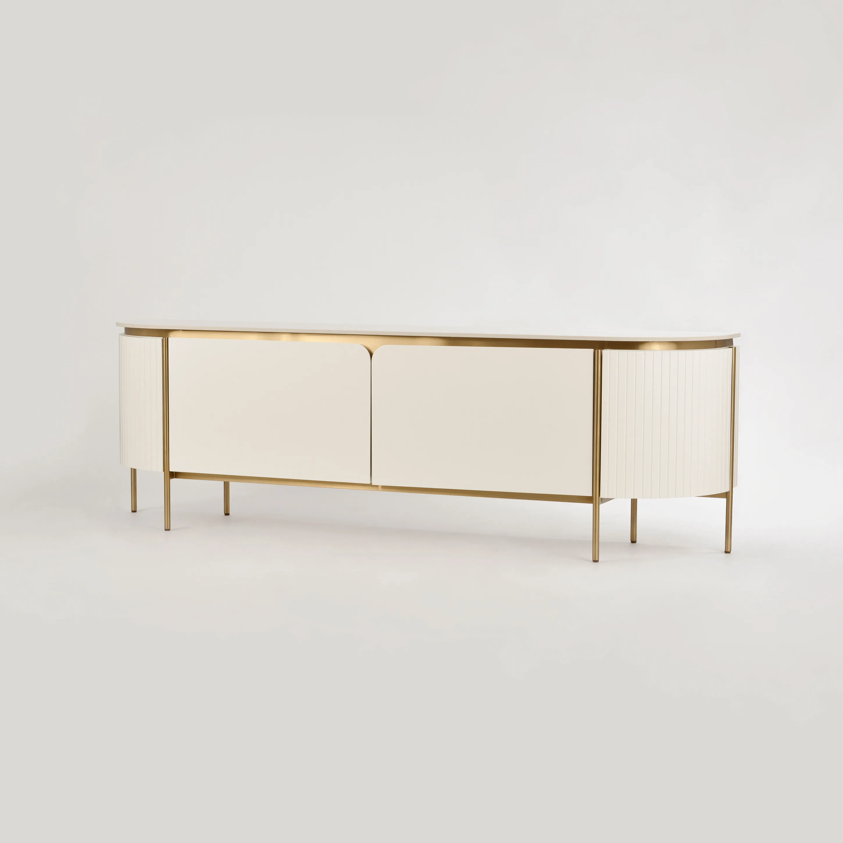 TV spintelė STILI, ecru, 200x40x60 cm