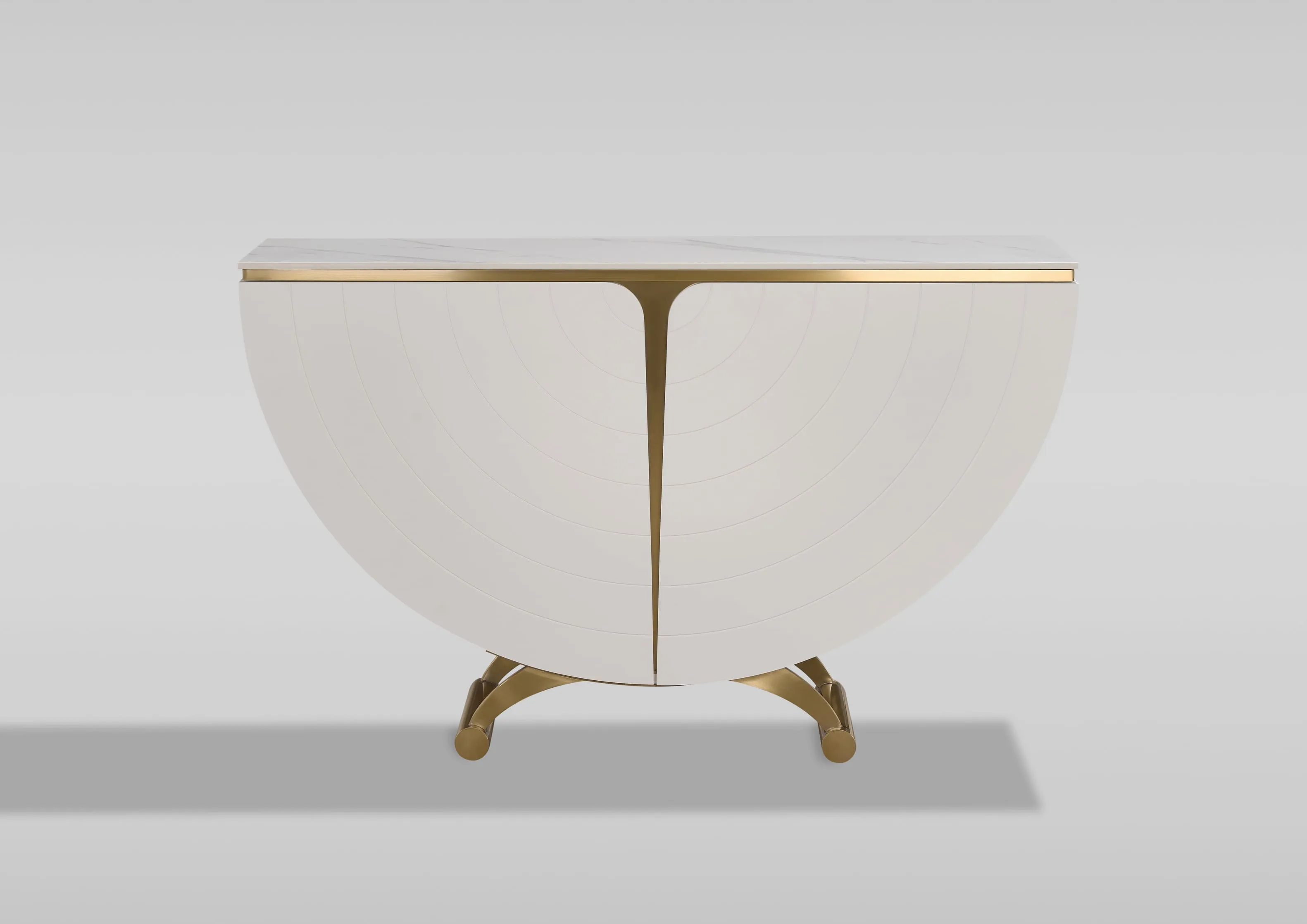 Spintelė STILI, off-white, 140x35x86 cm