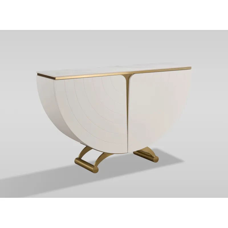 Spintelė STILI, off-white, 140x35x86 cm