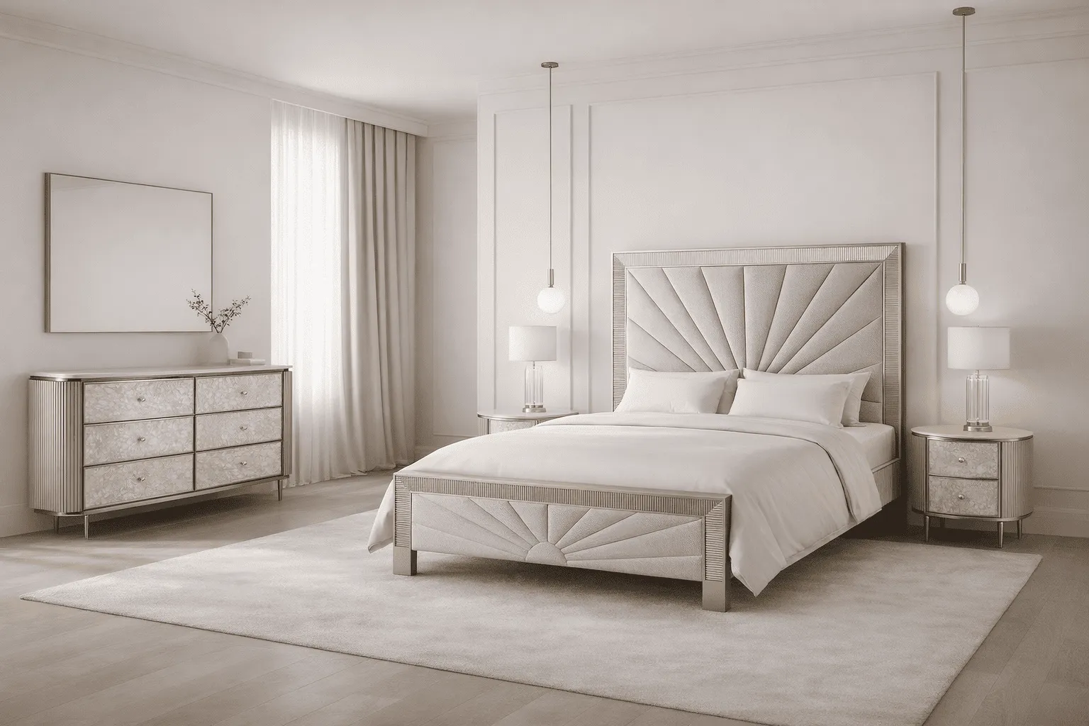 Naktinis staliukas STILI, aukso, 55x40x55 cm