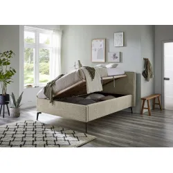 Lova 140/160/180 cm RIVO su patalynės dėže, iriso
