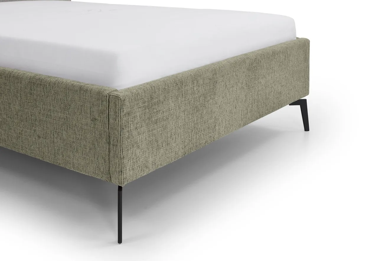 Lova 140/160/180 cm RIVO su patalynės dėže, alyvuogių