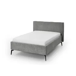 Lova 140/160/180 cm RIVO su patalynės dėže, pilka