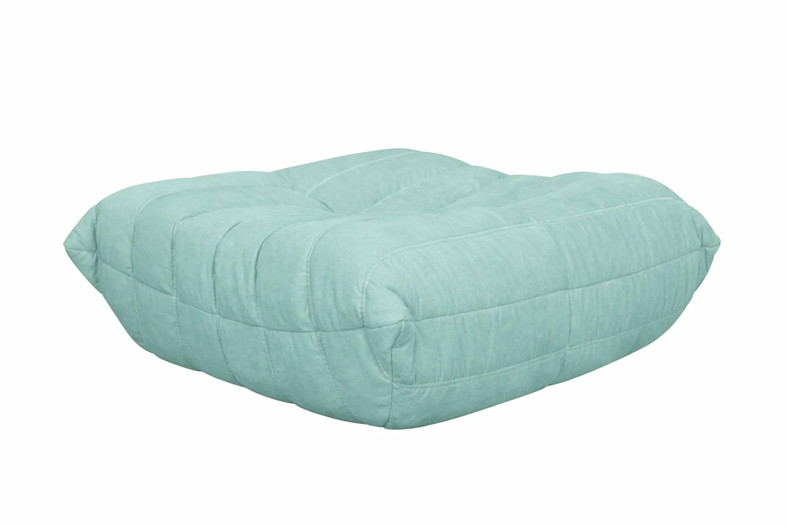 Pufas NUA, šviesiai mėlynas, 86x80x40 cm