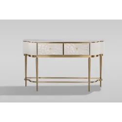 Konsolė STILI, off-white, 140x35x86 cm