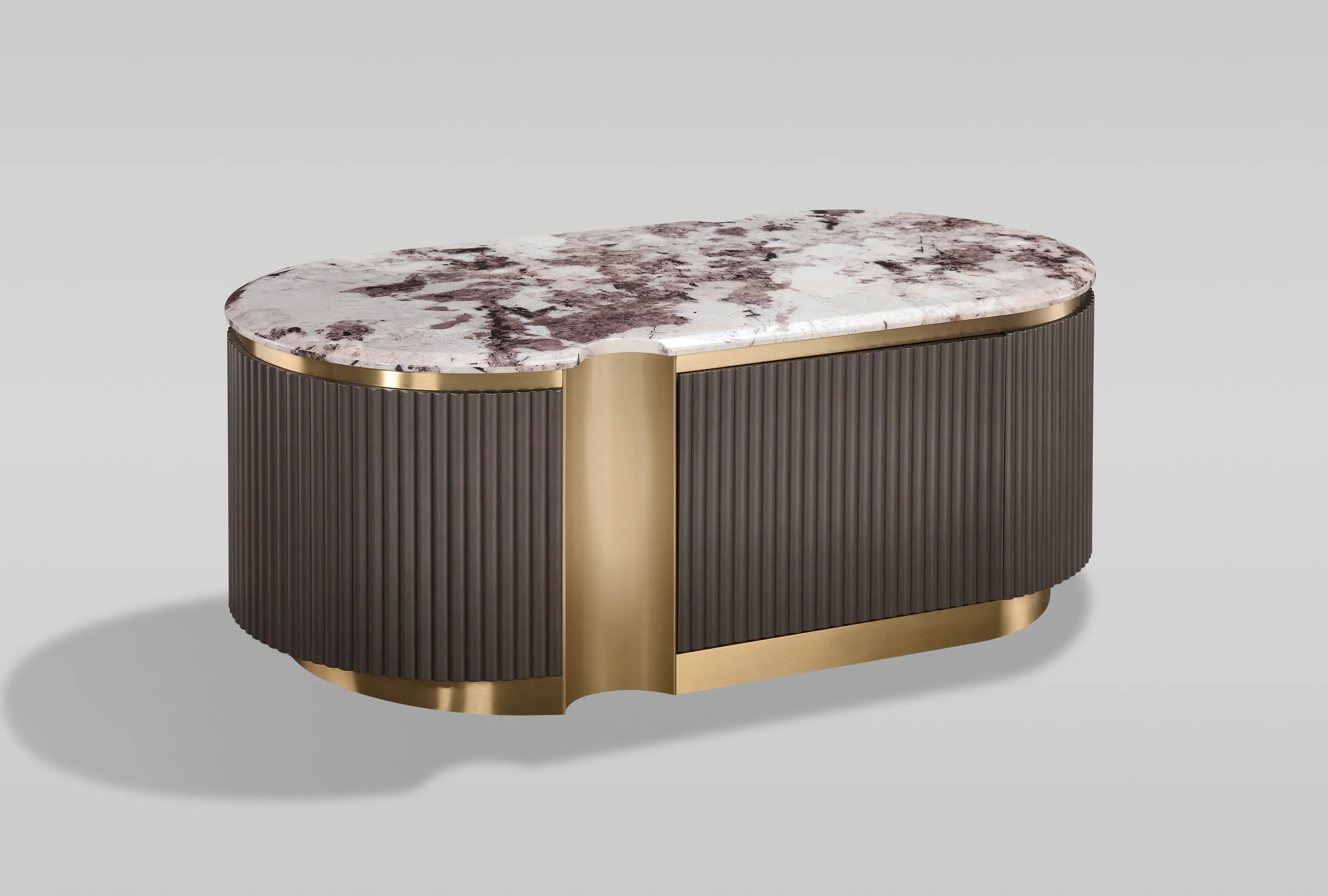 Žurnalinis-kavos staliukas STILI, grafito, 122x60x45 cm